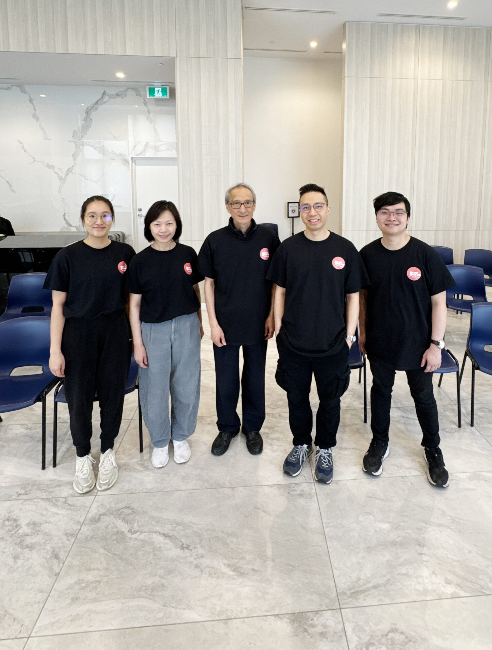 Group photo of physiotherapists